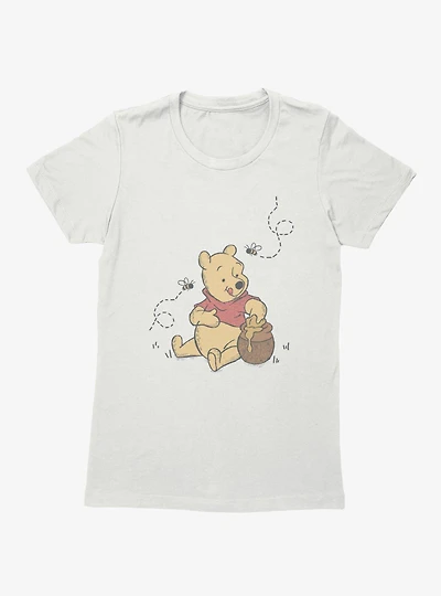 Disney Winnie The Pooh Busy Bees Honey Pot Womens T-Shirt