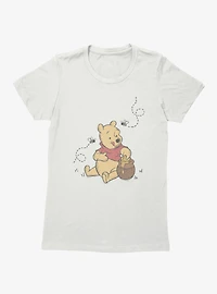Disney Winnie The Pooh Busy Bees Honey Pot Womens T-Shirt