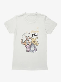 Disney Winnie The Pooh Smiley Friends Look To You Womens T-Shirt