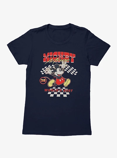 Disney Mickey Mouse World's Best Racer 28 Vintage Womens T-Shirt