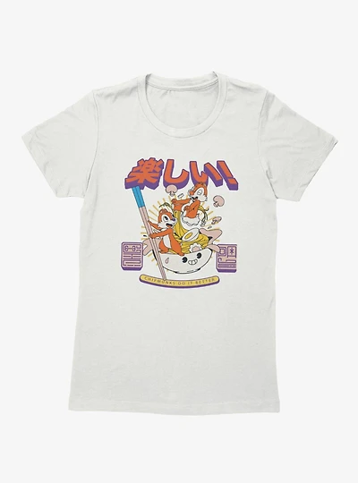 Disney Chip 'n' Dale Chipmunks Do It Better Ramen Womens T-Shirt