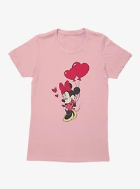 Disney Minnie Mouse Red Balloon Surprise Womens T-Shirt
