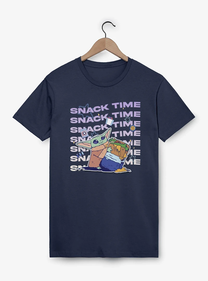 Star Wars The Mandalorian And Grogu Snack Time Now T-Shirt