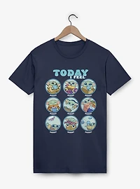 Star Wars The Mandalorian And Grogu Today I Feel Hungry Cute Eating T-Shirt