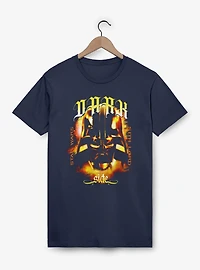 Star Wars Dark Sith Lord Darth Vader Side Flames T-Shirt