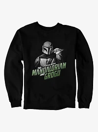 Star Wars The Mandalorian And Grogu Title Logo Sweatshirt