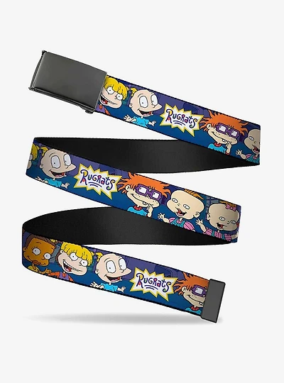 Rugrats Group Pose Clamp Buckle Belt