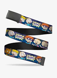 Rugrats Group Pose Clamp Buckle Belt