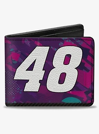 Hendrick Motorsports Alex Bowman #48 Racing Logos Bifold Wallet