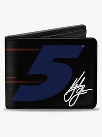 Hendrick Motorsports Kyle Larson #5 Autograph Valvoline Bifold Wallet