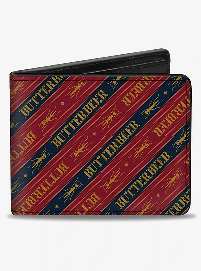 Harry Potter Butterbeer Stripe Bifold Wallet