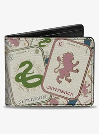 Harry Potter School Tarot Cards Stacked Multi Bifold Wallet