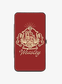 Harry Potter The Burrow Weasley House Crest Plaid Hinged Wallet