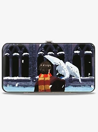 Harry Potter and Hedwig Impressionist Snow Scenes Hinged Wallet