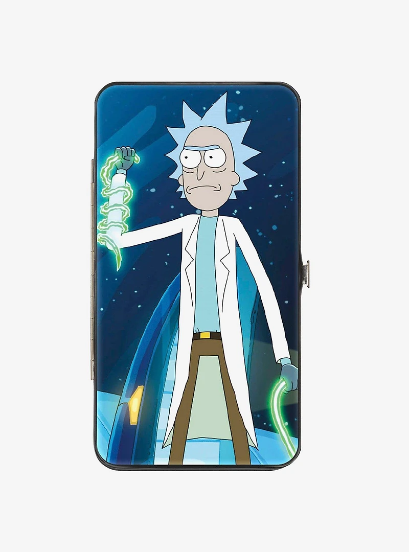 Rick and Morty Space Cruiser Scene Hinged Wallet