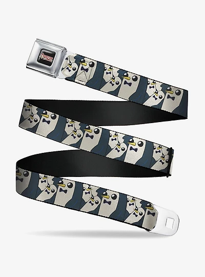 Gunter Standing Pose Stacked Youth Seatbelt Buckle Belt