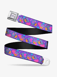 Furby Furbmojis and Icons Collage Youth Seatbelt Buckle Belt