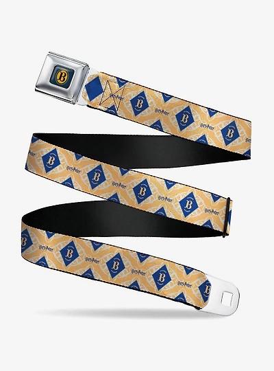 Harry Potter Butterbeer Diamond Logo Youth Seatbelt Buckle Belt