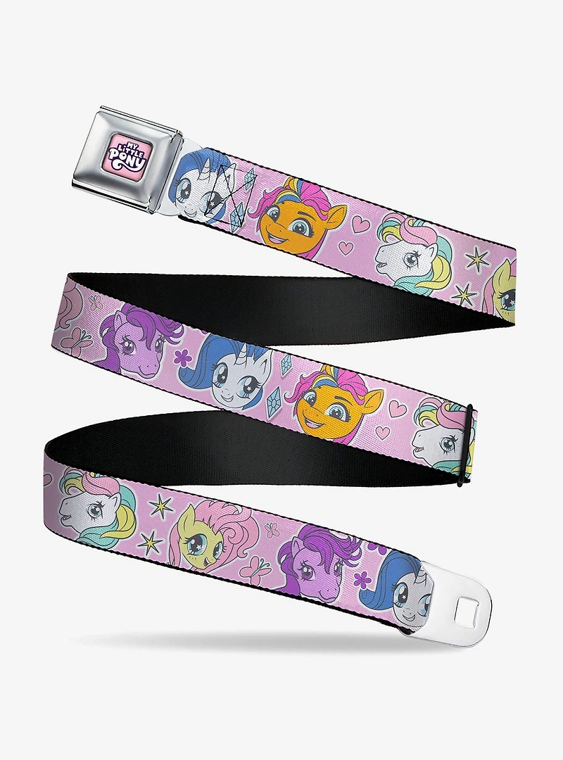 My Little Pony Generations Pony Faces and Cutie Marks Youth Seatbelt Buckle Belt