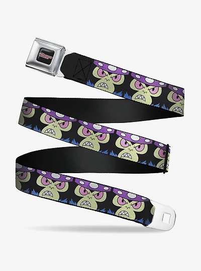 The Powerpuff Girls Mojo Jojo Face Close Up Youth Seatbelt Buckle Belt