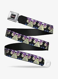 The Powerpuff Girls Mojo Jojo Face Close Up Youth Seatbelt Buckle Belt