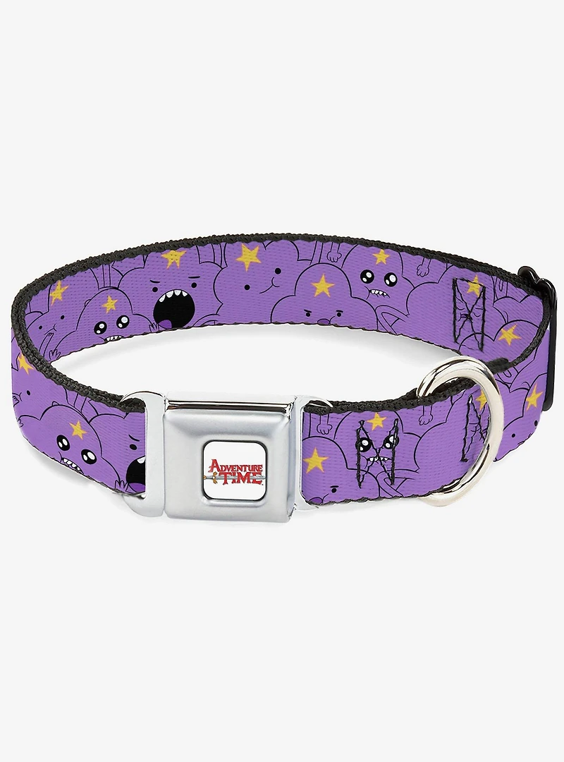 Adventure Time Lumpy Space Princess Expressions Seatbelt Buckle Dog Collar