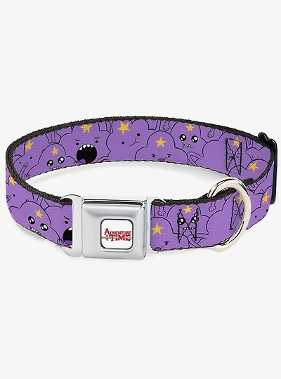 Adventure Time Lumpy Space Princess Expressions Seatbelt Buckle Dog Collar