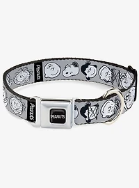 Peanuts Gang Expressions Seatbelt Buckle Dog Collar