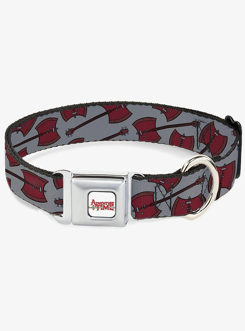 Adventure Time Marceline's Axe Bass Guitar Scattered Seatbelt Buckle Dog Collar
