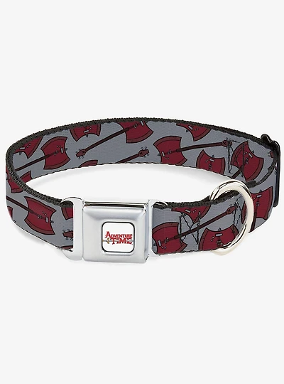 Adventure Time Marceline's Axe Bass Guitar Scattered Seatbelt Buckle Dog Collar