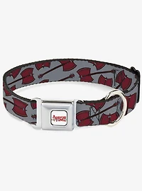 Adventure Time Marceline's Axe Bass Guitar Scattered Seatbelt Buckle Dog Collar