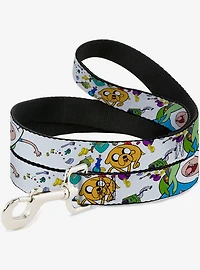Adventure Time Jake and Finn Open Pack Pose Dog Leash