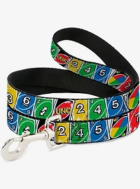 UNO Cards Lineup Stack Multi Dog Leash