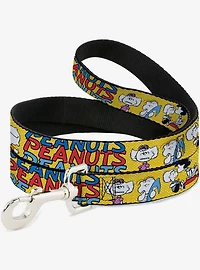 Peanuts Gang Featuring Good Ol Charlie Brown Pose Dog Leash