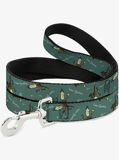 Rick And Morty Professor Poppybutthole Signature Chalk Board Dog Leash