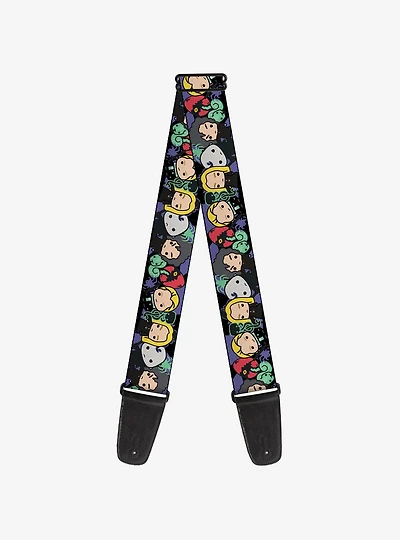 Harry Potter Chibi Slytherin House Characters and Icons Guitar Strap