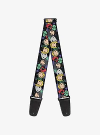 Harry Potter Chibi Slytherin House Characters and Icons Guitar Strap