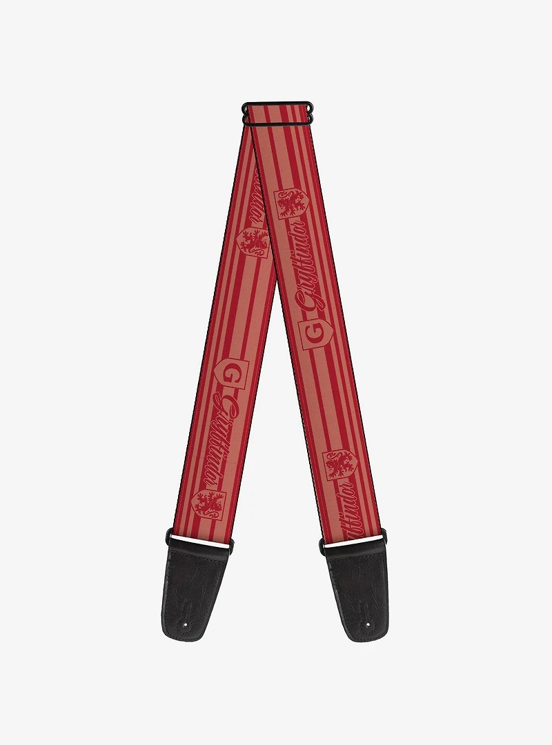 Harry Potter Gryffindor House Champion Icons Stripe Guitar Strap