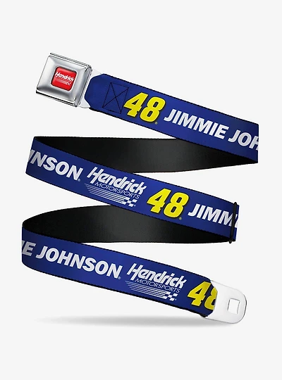 Hendrick Motorsports Jimmie Johnson #48 Motorsport Racing Logo Seatbelt Buckle Belt