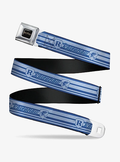 Harry Potter Ravenclaw House Champion Icons Stripe Seatbelt Buckle Belt