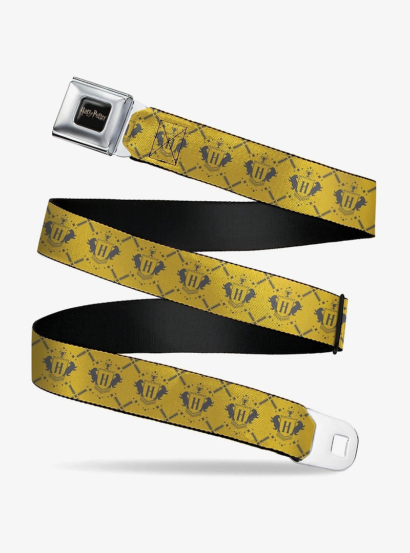 Harry Potter Hufflepuff House Pride Banner Seatbelt Buckle Belt