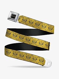Harry Potter Hufflepuff House Pride Banner Seatbelt Buckle Belt