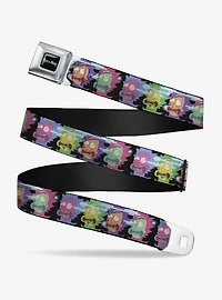 Rick and Morty Screaming Face Multi Seatbelt Buckle Belt