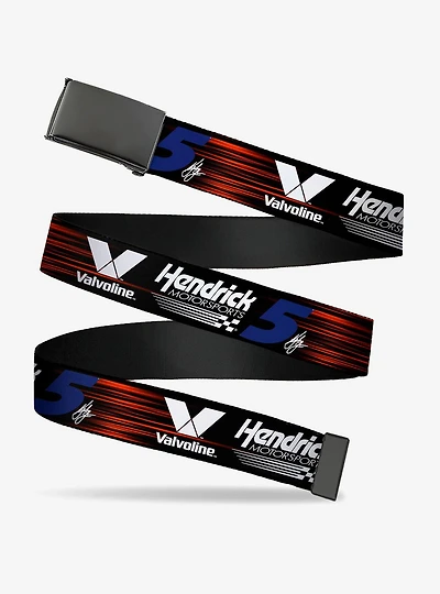 Hendrick Motorsports Kyle Larson #5 Autograph Valvoline Clamp Buckle Belt