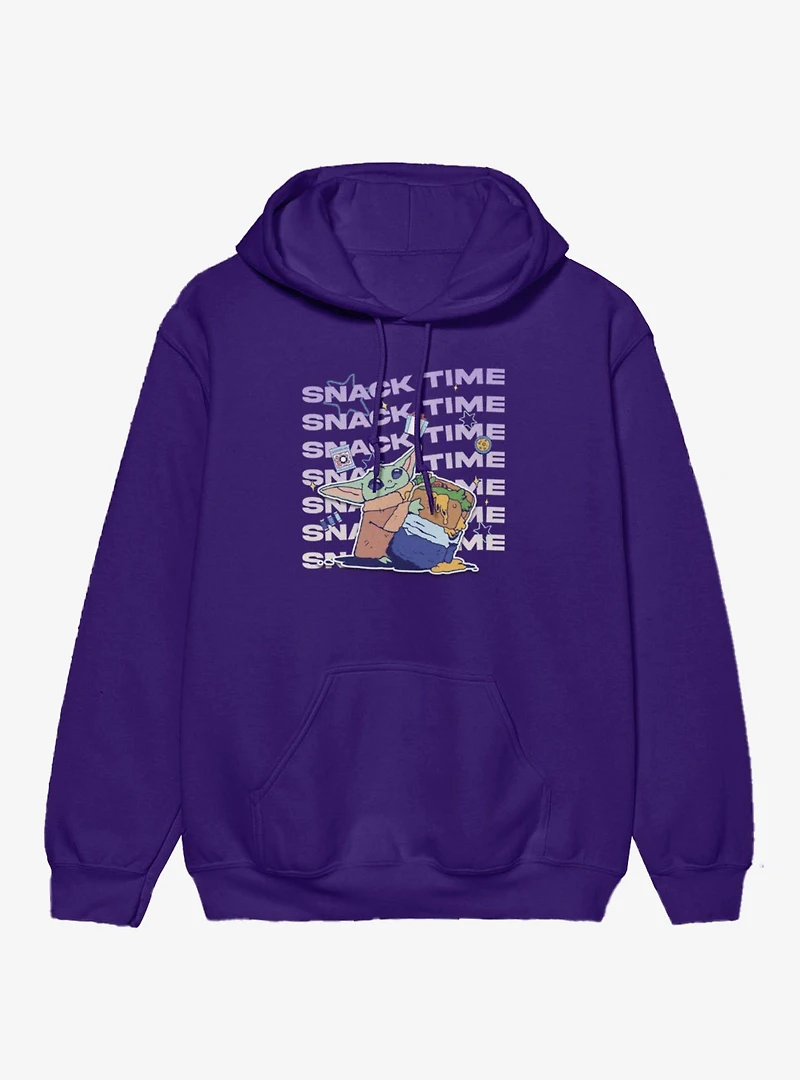 Star Wars The Mandalorian And Grogu Snack Time Now Hoodie