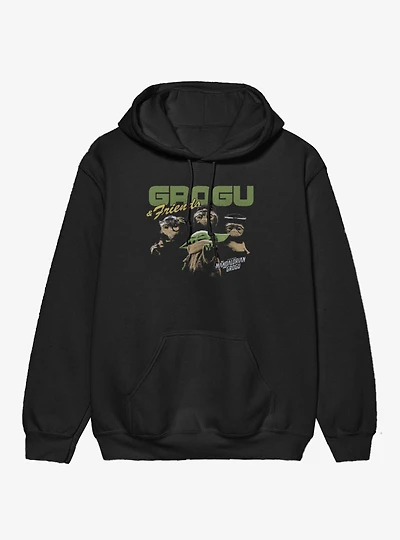 Star Wars The Mandalorian And Grogu & Anzellan Friends Hoodie
