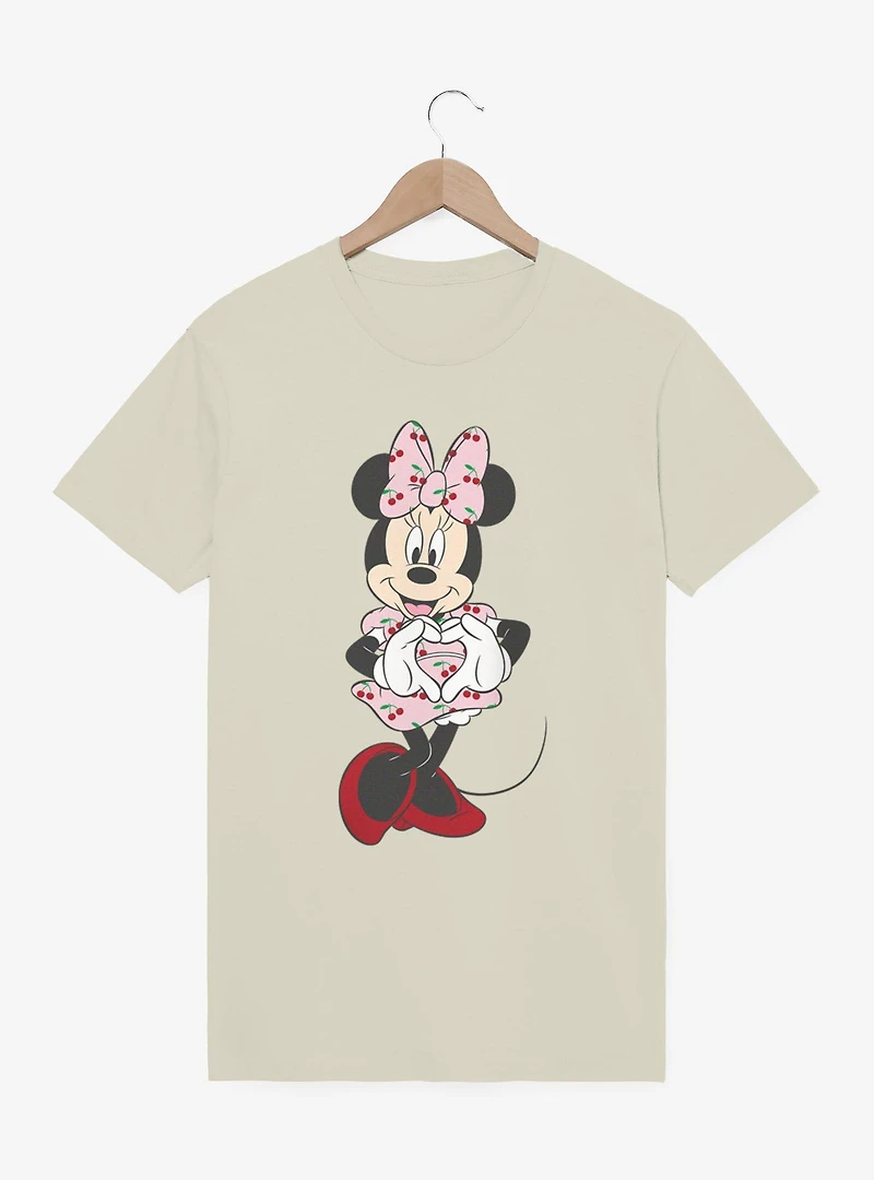 Disney Minnie Mouse Heart Hands Cherry Drop Dress T-Shirt