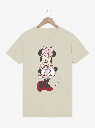 Disney Minnie Mouse Heart Hands Cherry Drop Dress T-Shirt