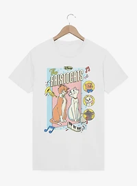 Disney The Aristocats Vintage Music Cover T-Shirt
