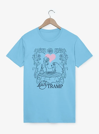 Disney Lady And The Tramp Love Spaghetti Night T-Shirt